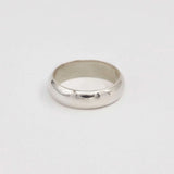9ct White Gold Chunky Wedding Ring