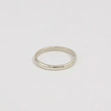 9ct White Gold Delicate Wedding Ring