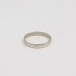 9ct White Gold Light Wedding Ring