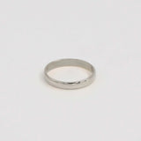 9ct White Gold Light Wedding Ring