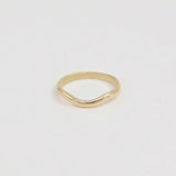 9ct Yellow Gold Curved Nesting Wedding Ring