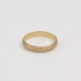 9ct Yellow Gold Frosted Light Wedding Ring
