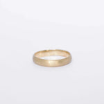 9ct Yellow Gold Frosted Light Wedding Ring