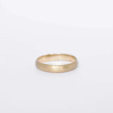 9ct Yellow Gold Frosted Light Wedding Ring