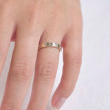 9ct Yellow Gold Light Flat Diamond Wedding Ring