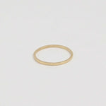 9ct Yellow Gold Very Delicate Flat Wedding Ring
