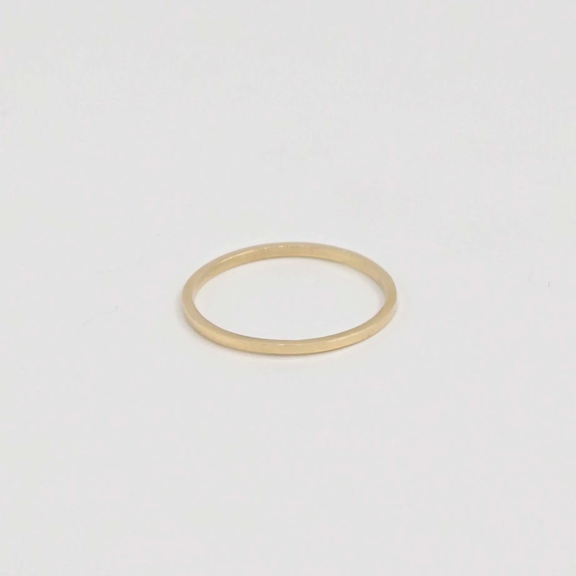 9ct Yellow Gold Very Delicate Flat Wedding Ring