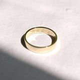 9ct Yellow Gold Very Delicate Flat Wedding Ring