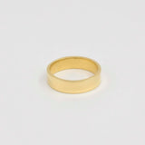 9ct Yellow Gold Wide Flat Wedding Ring