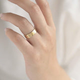 9ct Yellow Gold Wide Flat Wedding Ring