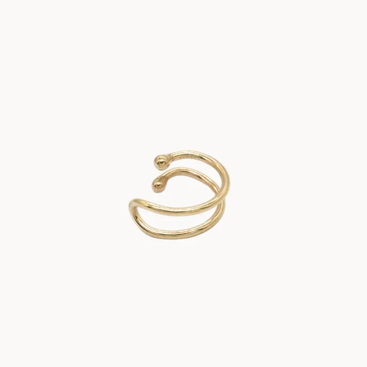 9ct Gold Faux Helix Cuff-Earcuffs-Wild Fawn Jewellery