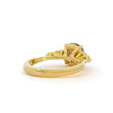 5-Stone Brown Round Diamond Engagement Ring-Engagement Rings-Wild Fawn Jewellery