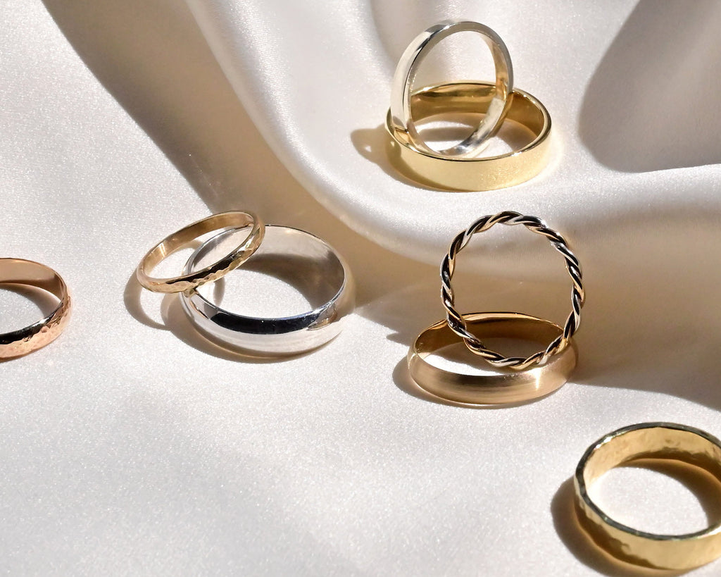 Eco friendly wedding bands discount