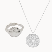 The Celestial Jewellery Set - Silver-Wild Fawn Jewellery
