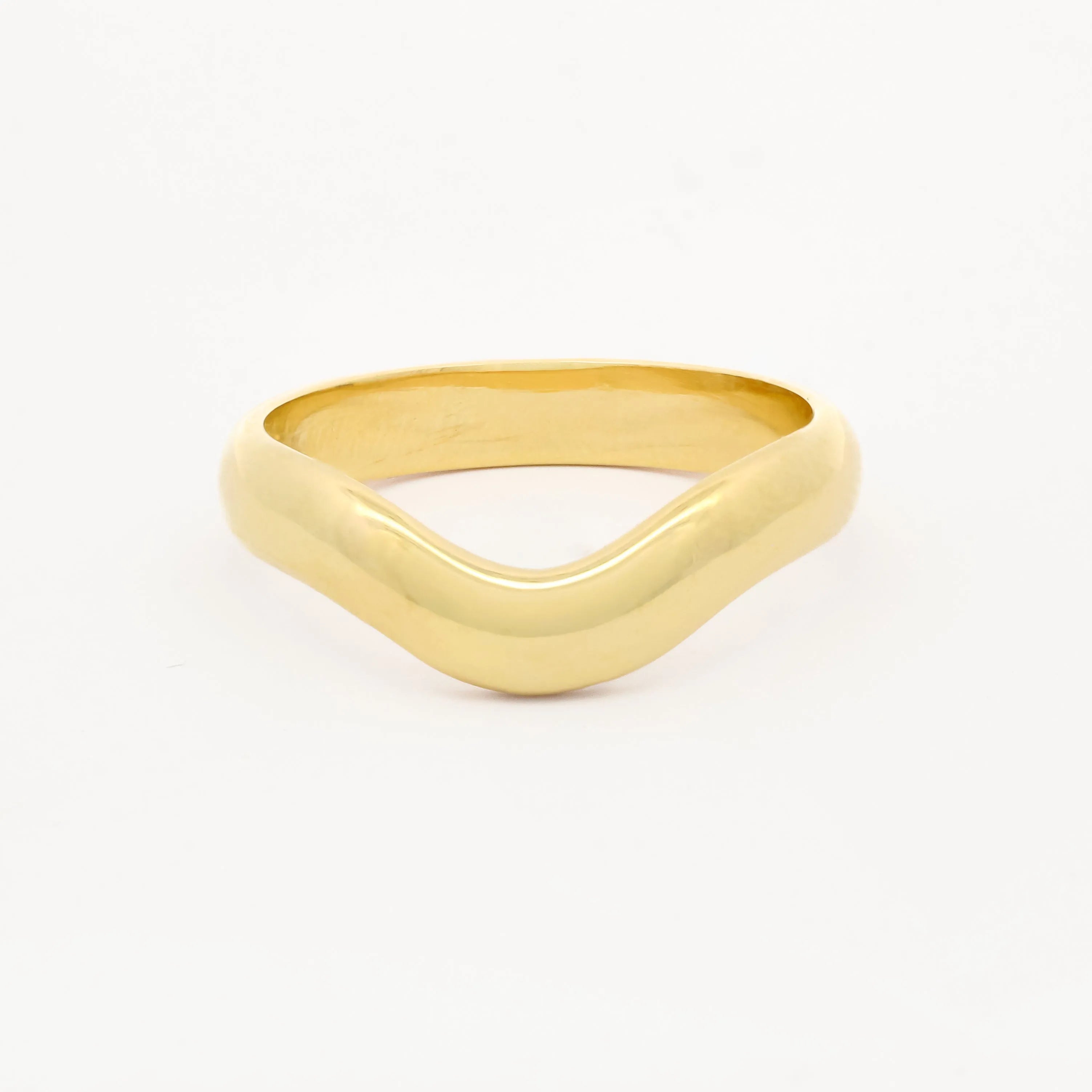 The Chunky Curve Wedding Ring-Wedding Ring-Wild Fawn Jewellery