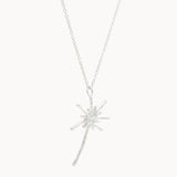 Silver Lucky Dandelion Necklace-Necklaces-Wild Fawn Jewellery