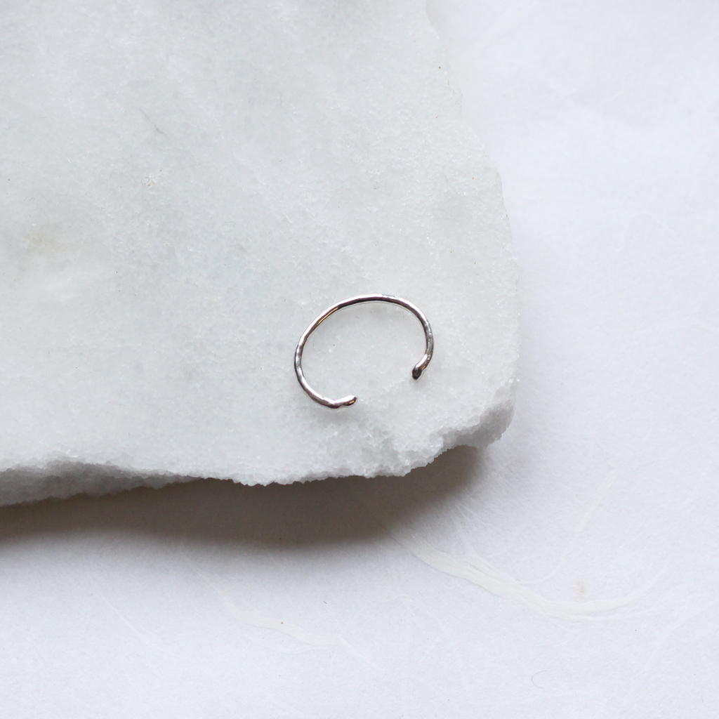 Delicate Hammered Conch Ear Cuff