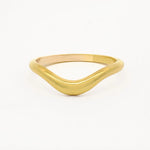 The Tapered Curve Wedding Ring-Wedding Ring-Wild Fawn Jewellery