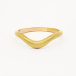 The Tapered Curve Wedding Ring-Wedding Ring-Wild Fawn Jewellery