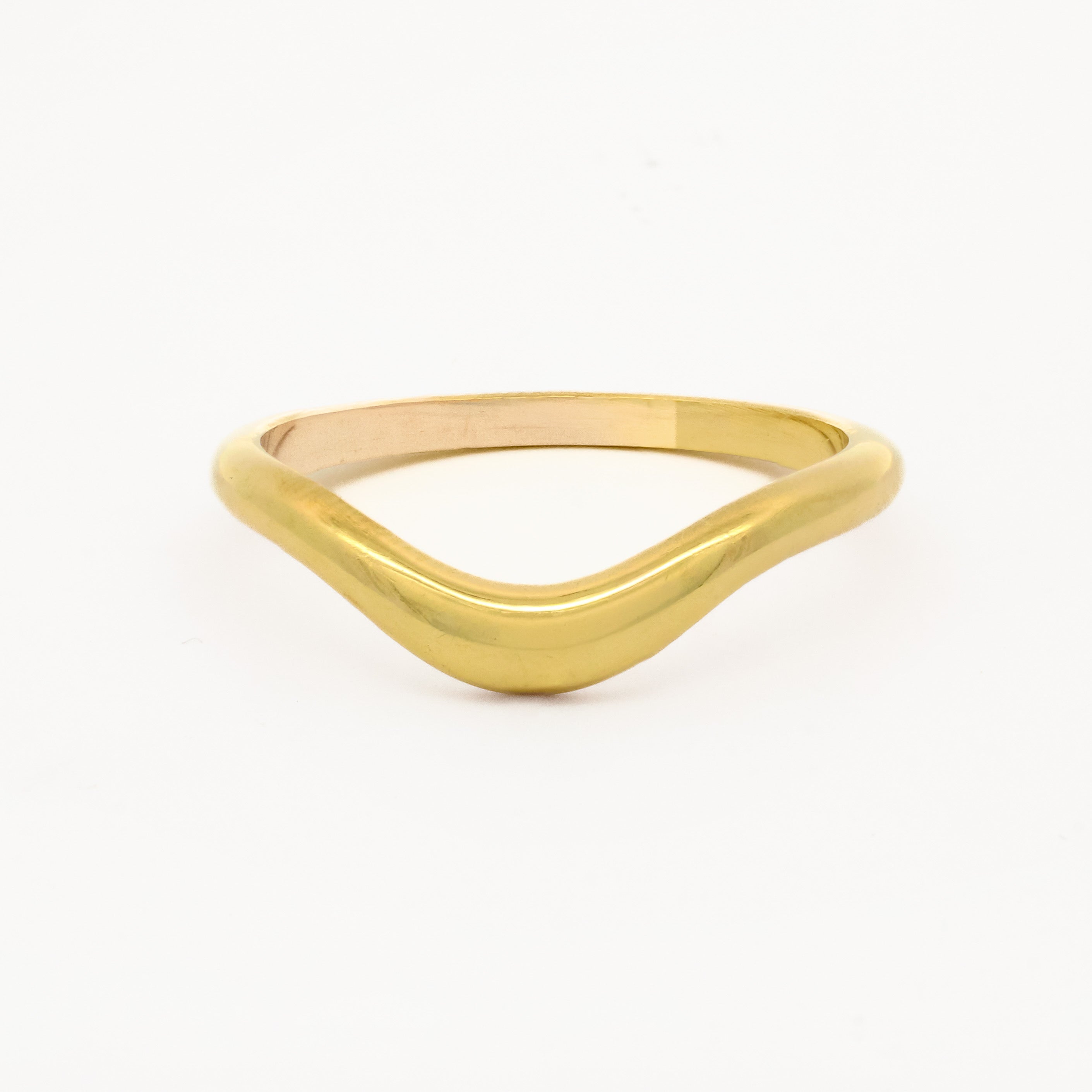 The Tapered Curve Wedding Ring-Wedding Ring-Wild Fawn Jewellery