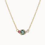 Eden Sky Sapphire and Diamond Necklace-Necklaces-Wild Fawn Jewellery