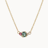 Eden Sky Sapphire and Diamond Necklace-Necklaces-Wild Fawn Jewellery