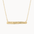 9ct Gold Personalised Flowing Bar Necklace-Necklaces-Wild Fawn Jewellery
