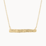 9ct Gold Personalised Flowing Bar Necklace-Necklaces-Wild Fawn Jewellery