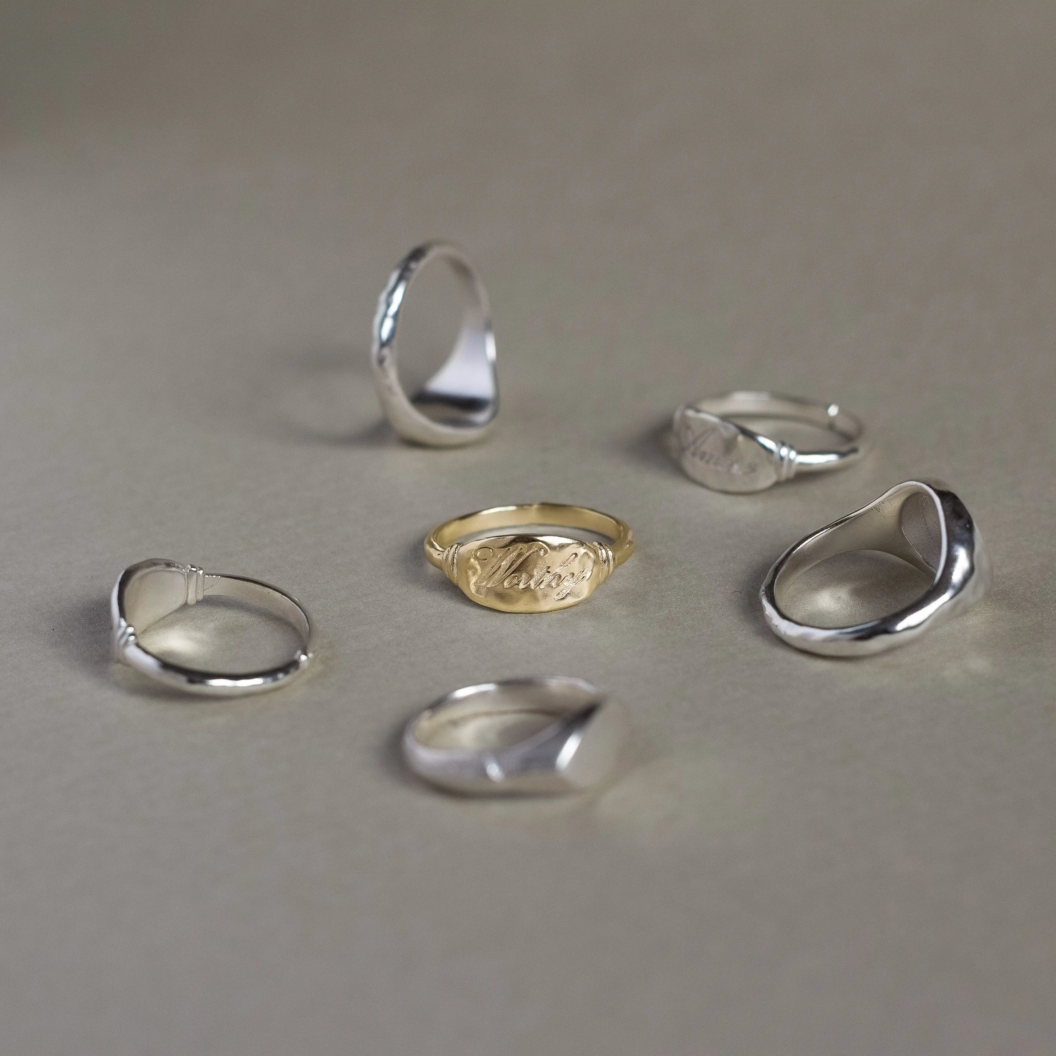 9ct Gold Worthy Ring-Ring-Wild Fawn Jewellery