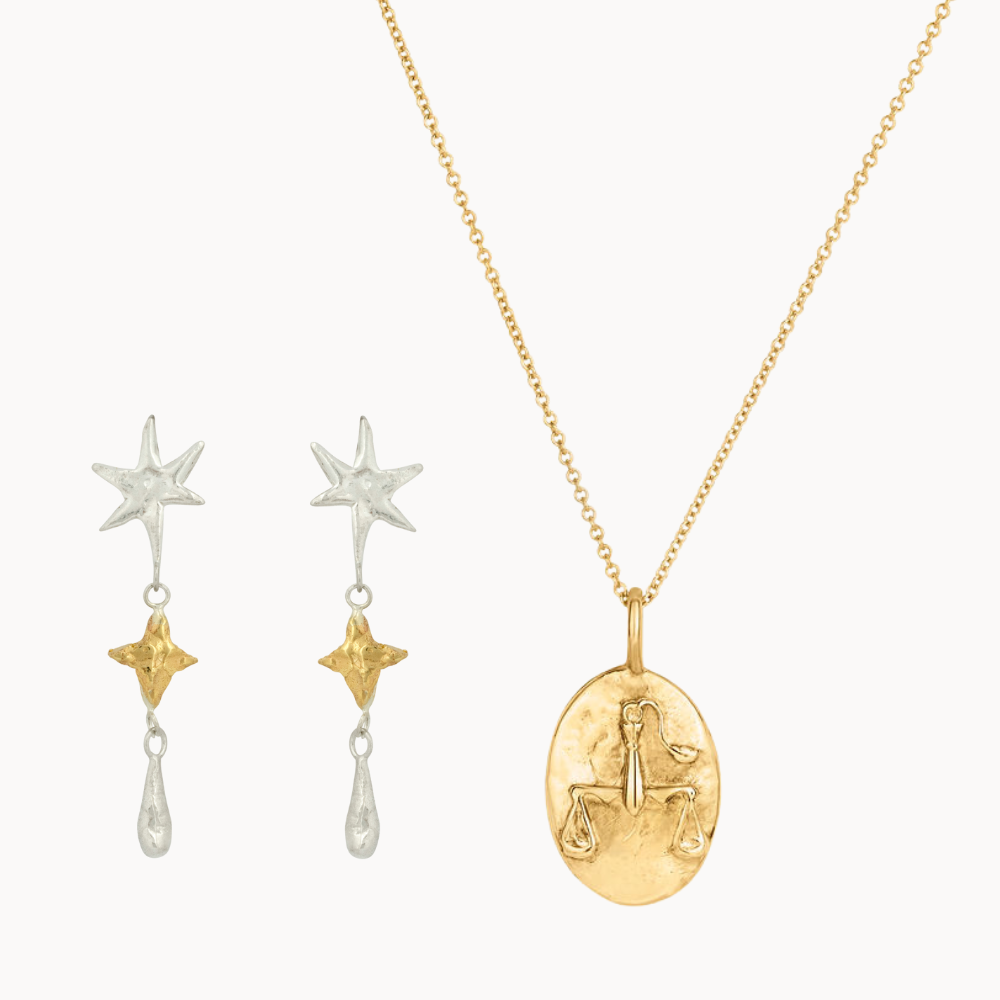 The Gold Stargazer Set - Libra-Wild Fawn Jewellery