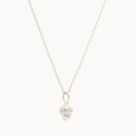 Silver Mini Acorn Necklace-Wild Fawn Jewellery