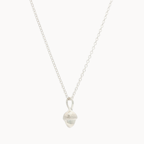 Silver Mini Acorn Necklace-Wild Fawn Jewellery