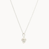Silver Mini Acorn Necklace-Wild Fawn Jewellery
