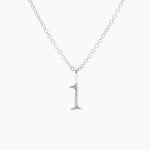 Silver Lucky Number Necklace-Wild Fawn Jewellery