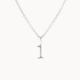 Silver Lucky Number Necklace-Wild Fawn Jewellery
