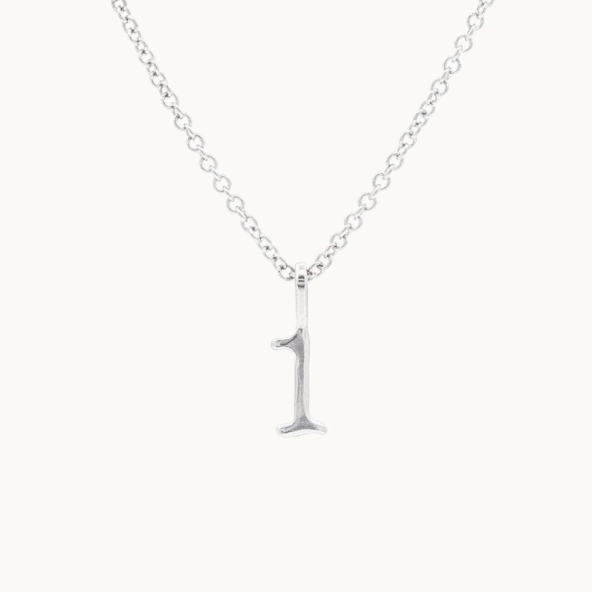 Silver Lucky Number Necklace-Wild Fawn Jewellery
