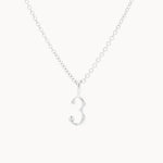 Silver Lucky Number Necklace-Wild Fawn Jewellery