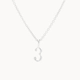Silver Lucky Number Necklace-Wild Fawn Jewellery