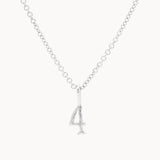 Silver Lucky Number Necklace-Wild Fawn Jewellery