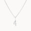 Silver Lucky Number Necklace-Wild Fawn Jewellery