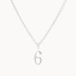 Silver Lucky Number Necklace-Wild Fawn Jewellery