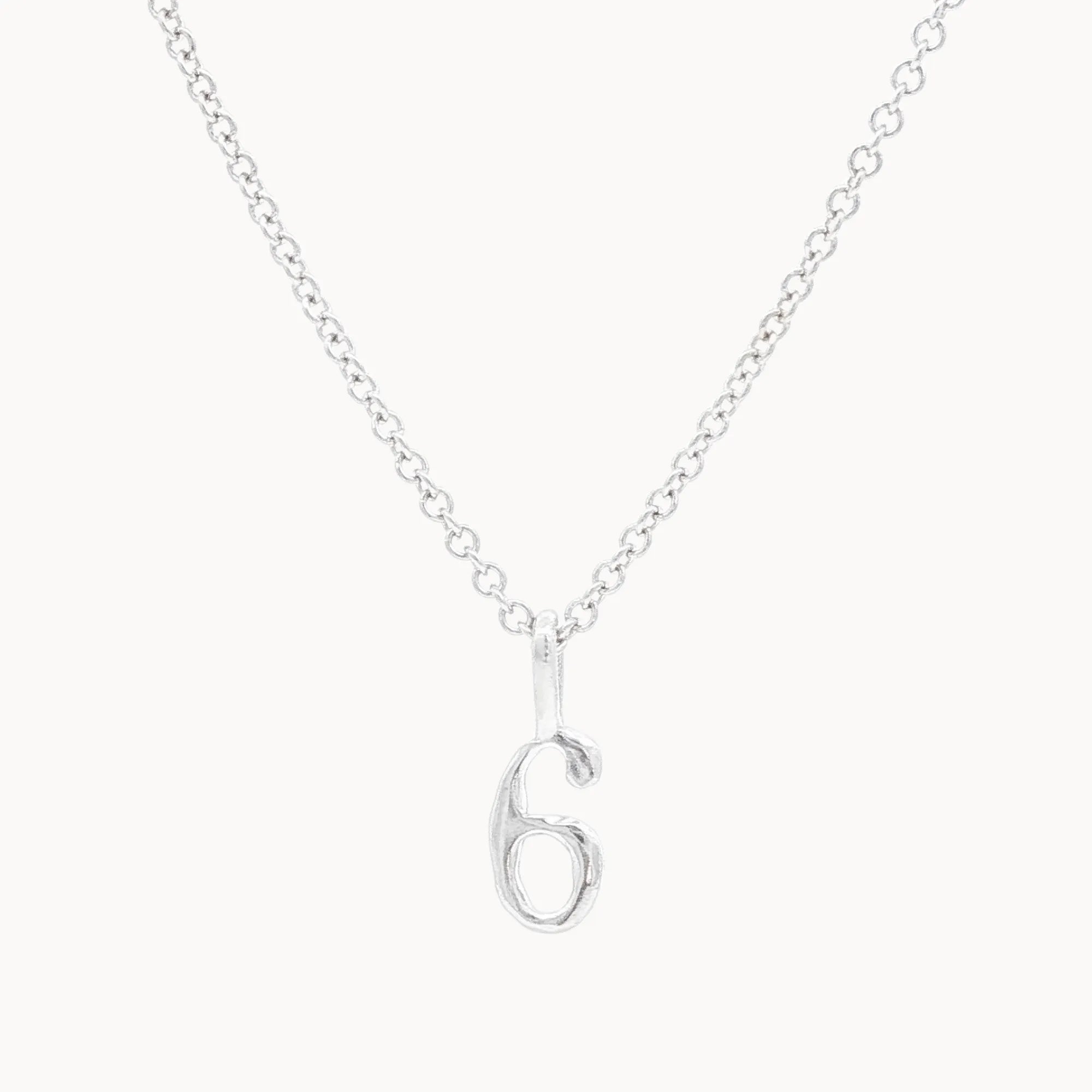 Silver Lucky Number Necklace-Wild Fawn Jewellery