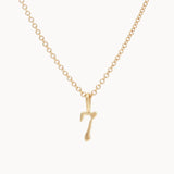 9ct Gold Lucky Number Necklace-Wild Fawn Jewellery