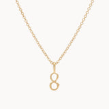 9ct Gold Lucky Number Necklace-Wild Fawn Jewellery