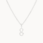 Silver Lucky Number Necklace-Wild Fawn Jewellery