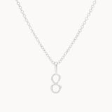 Silver Lucky Number Necklace-Wild Fawn Jewellery