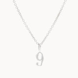 Silver Lucky Number Necklace-Wild Fawn Jewellery
