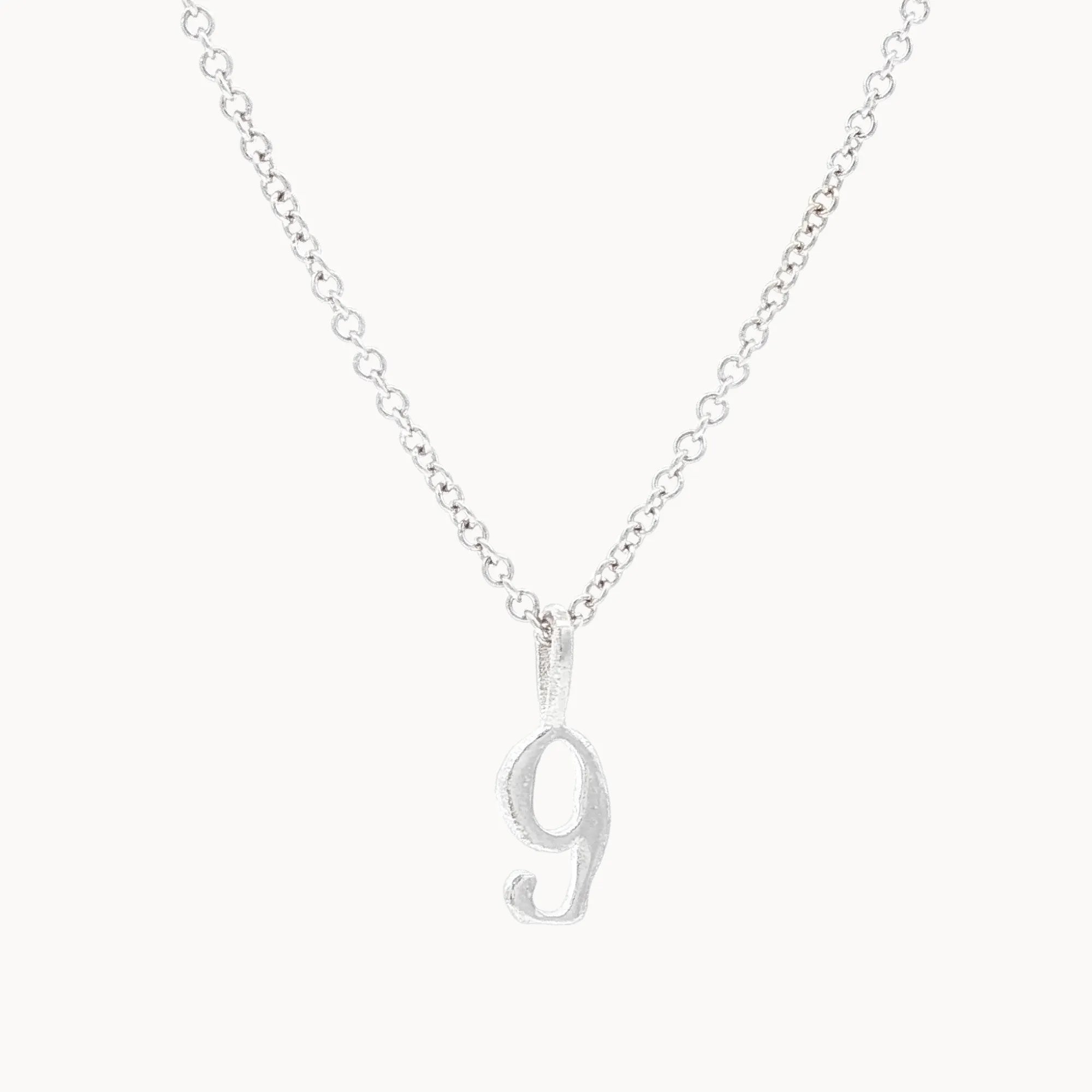 Silver Lucky Number Necklace-Wild Fawn Jewellery