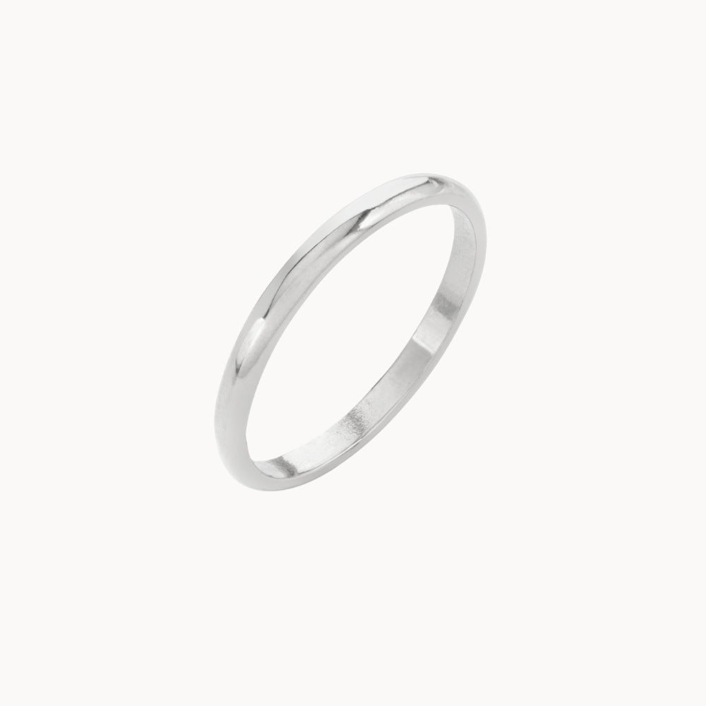 Platinum Delicate Wedding Ring