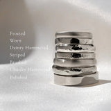 Platinum Wide Flat Wedding Ring